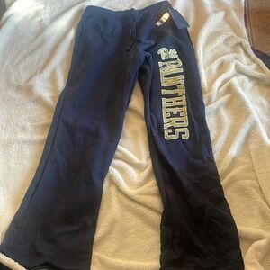 Women's Navy Pitt Panthers Sideblocker Sweatpants size medium